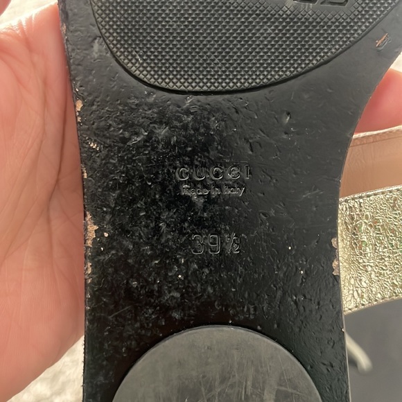 COPY - COPY - Gucci thong sandals ! Only worn 5x size 39.5 . Fits size 9 - Picture 5 of 14